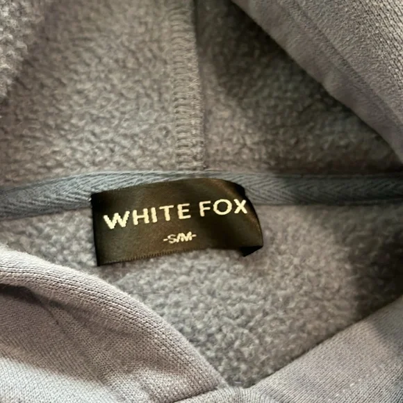 White Fox Boutique Vol 3 Oversized Hoodie slate blue S/M - Picture 5 of 8